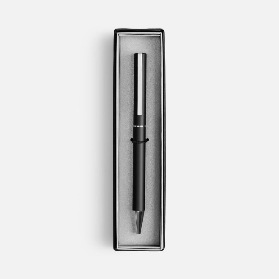 Ручка шариковая Blade Soft Touch в футляре черная