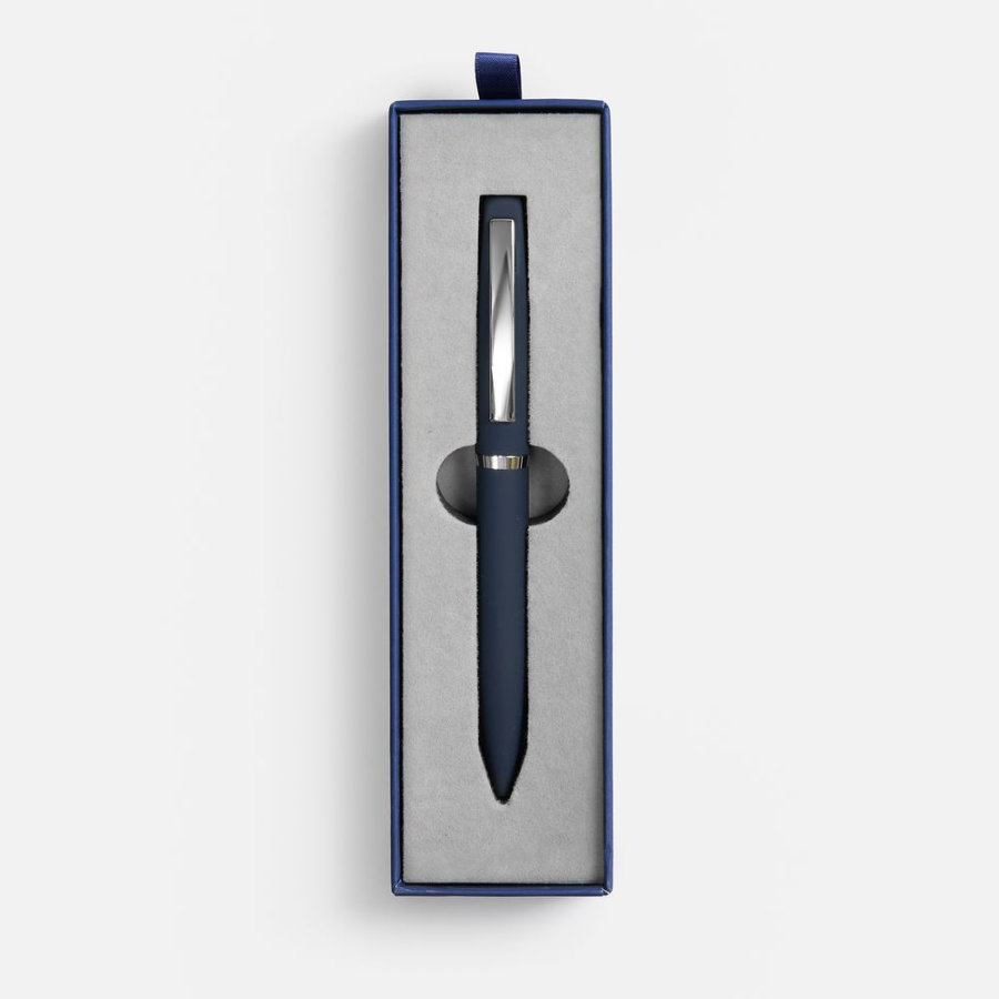 Ручка шариковая Bolt Soft Touch в футляре синяя