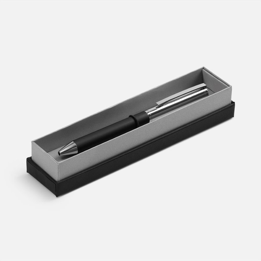 Ручка шариковая Eyeshot Soft Touch в футляре черная
