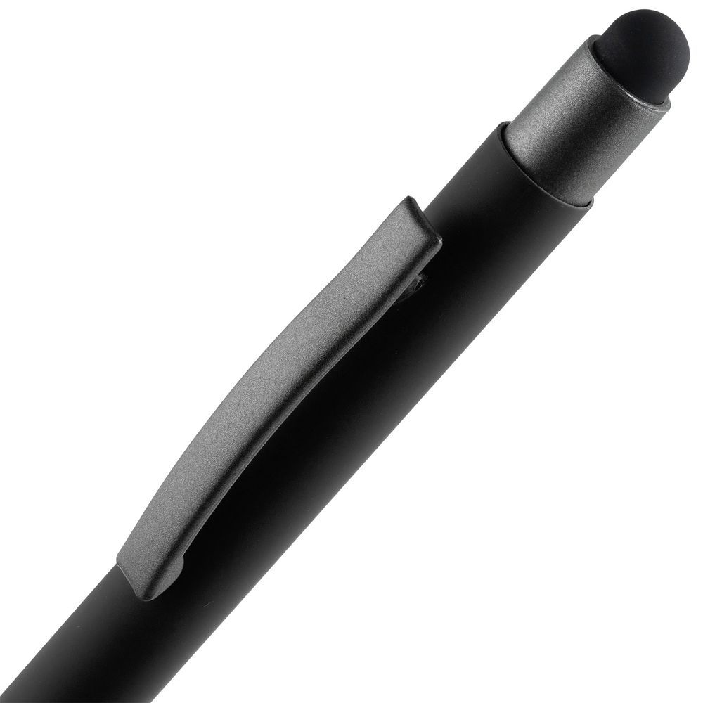 Ручка шариковая Atento Soft Touch Stylus со стилусом черная