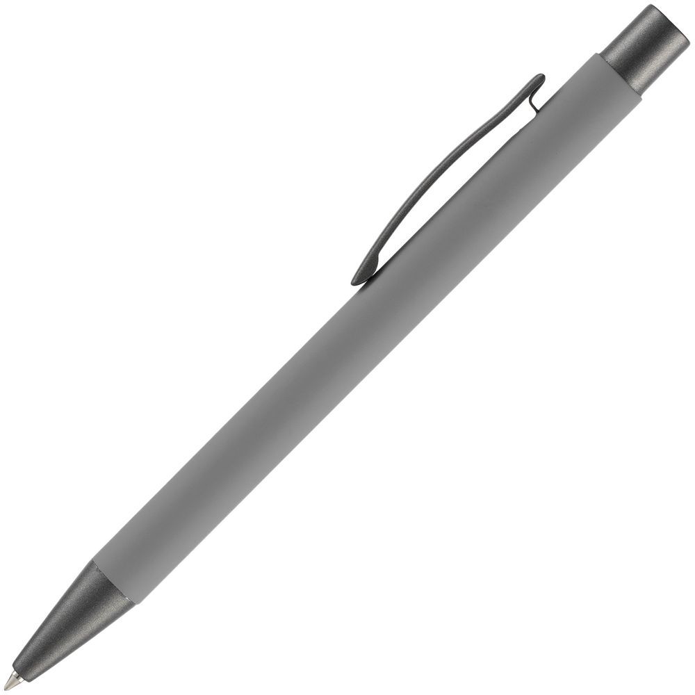 Ручка шариковая Atento Soft Touch серая