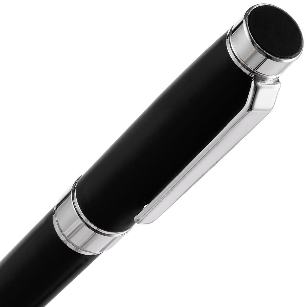 Ручка шариковая Broad Ring Soft Touch черная