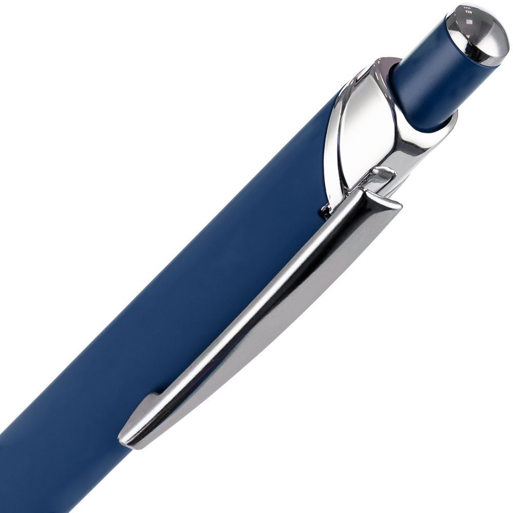 Ручка шариковая Chromos Soft Touch синяя