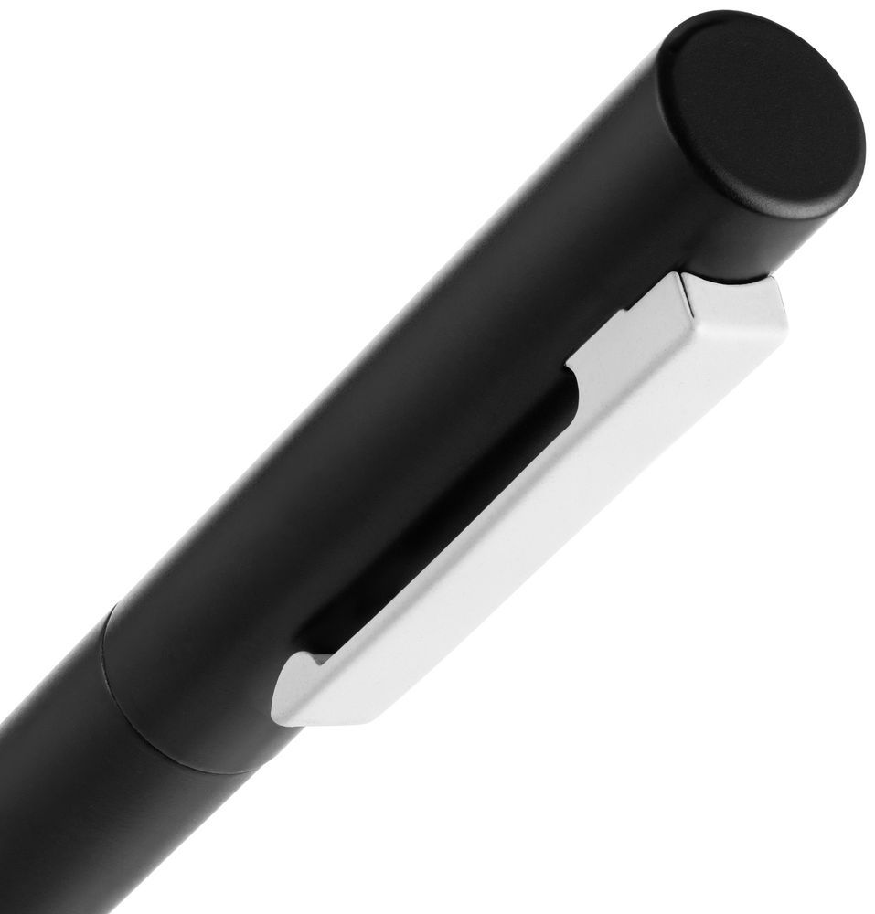 Ручка шариковая Inkolor черная с белым