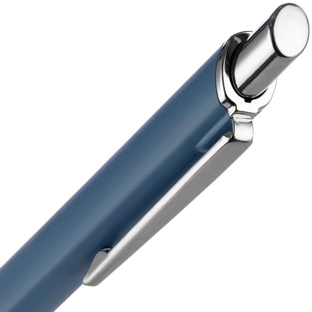 Ручка шариковая Konvent матовая серо-синяя