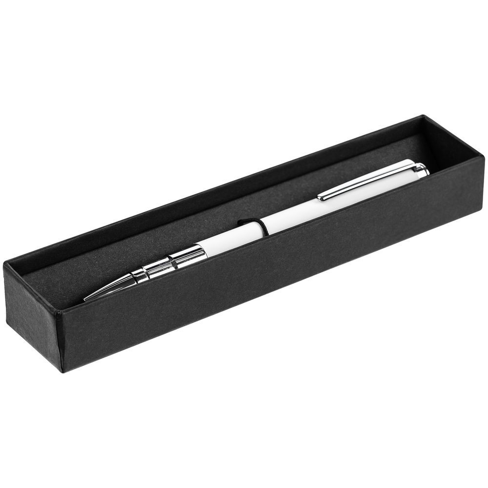 Ручка шариковая Kugel Gunmetal белая