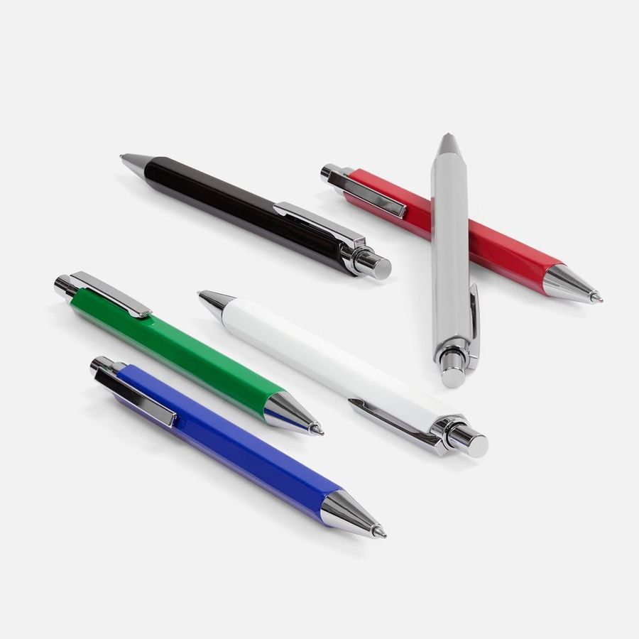 Ручка шариковая Alumno белая