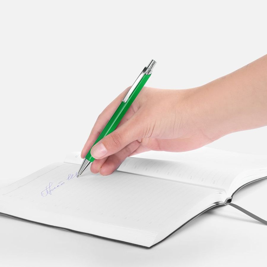 Ручка шариковая Alumno зеленая
