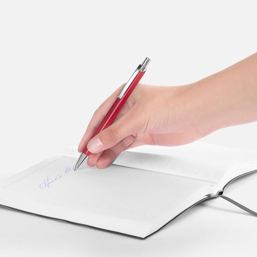 Ручка шариковая Alumno красная