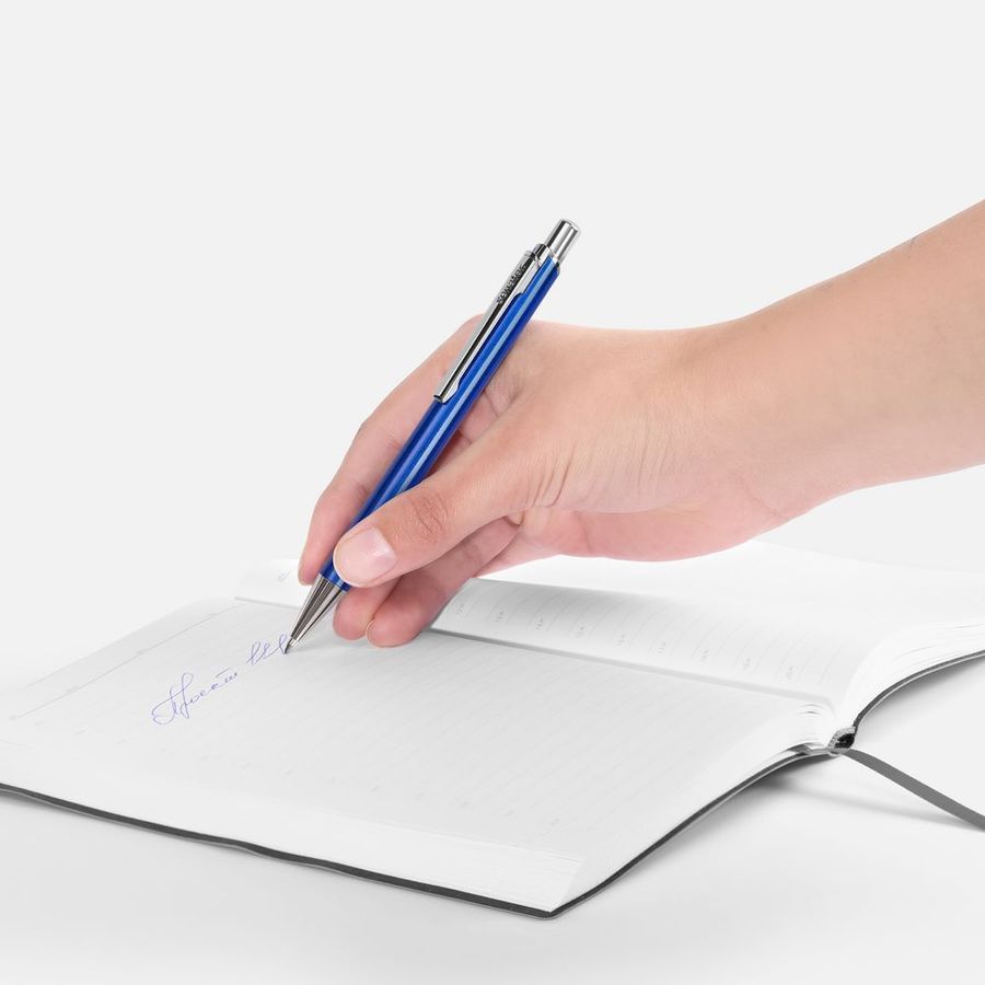 Ручка шариковая Arvent Glossy синяя