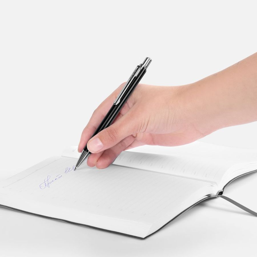 Ручка шариковая Arvent Glossy черная