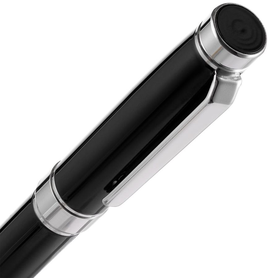 Ручка шариковая Broad Ring глянцевая черная