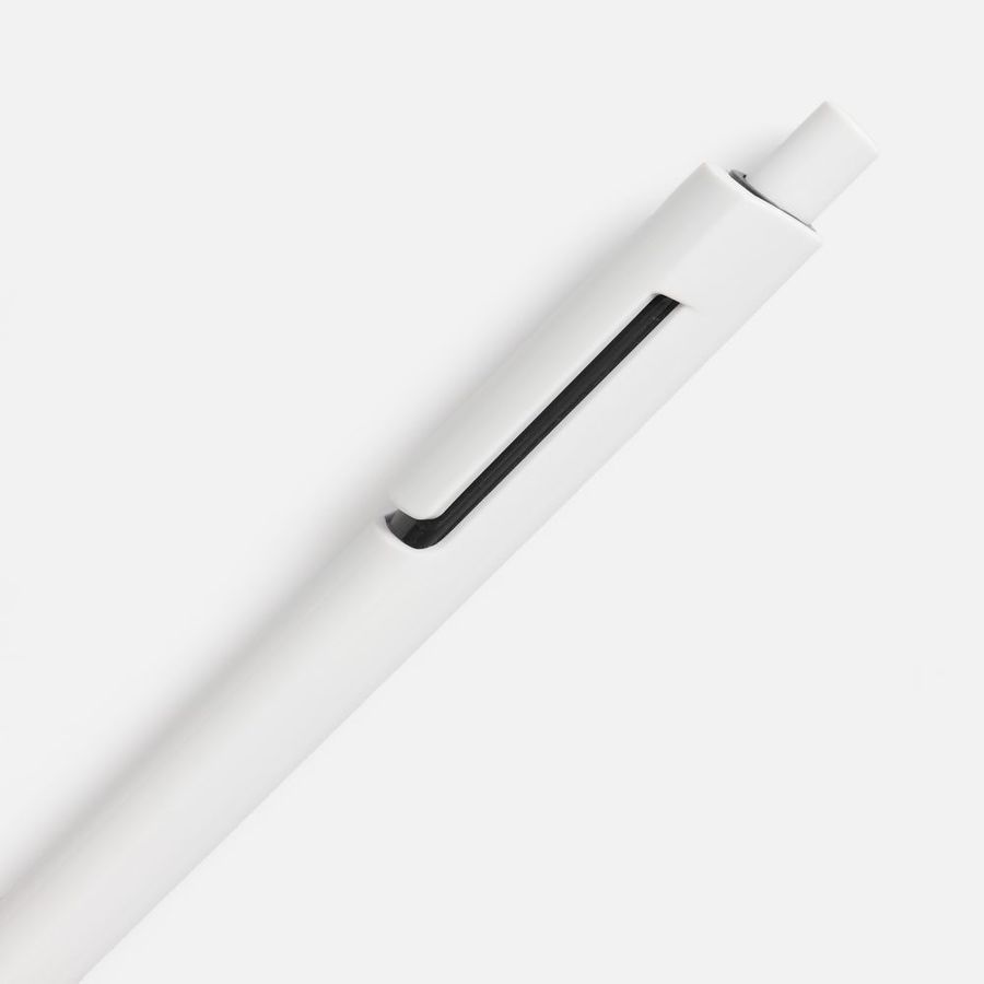 Ручка шариковая Dominanta белая с черным