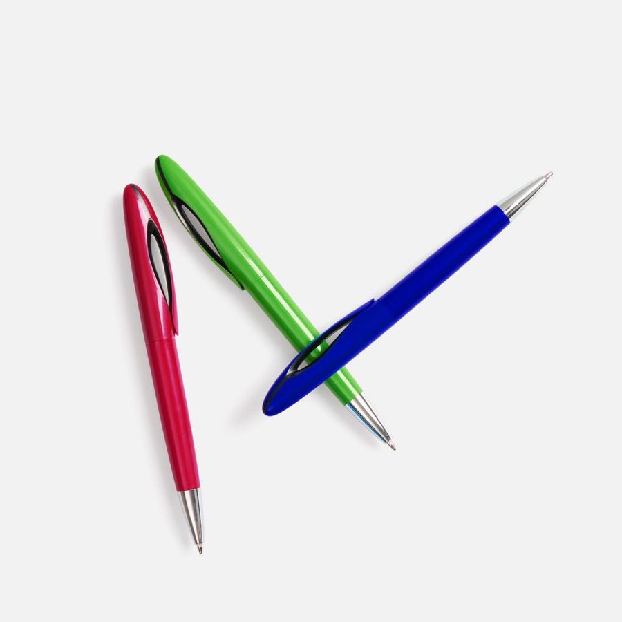 Ручка шариковая Nave Color красная