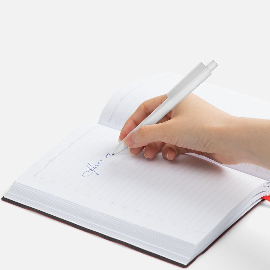 Ручка шариковая Ridge белая