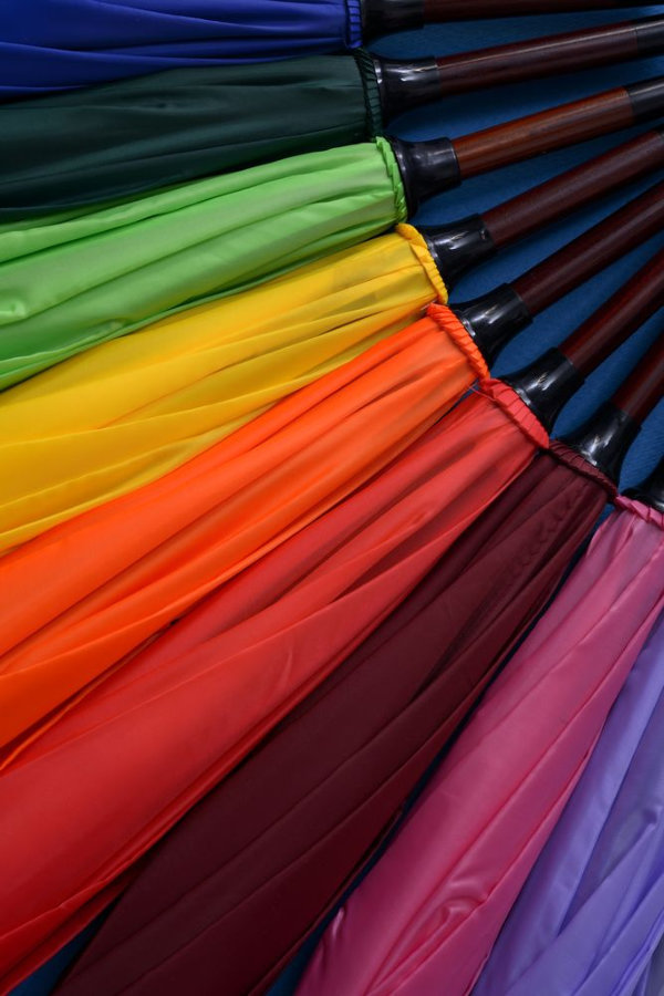 Зонт-трость Standard серебристый