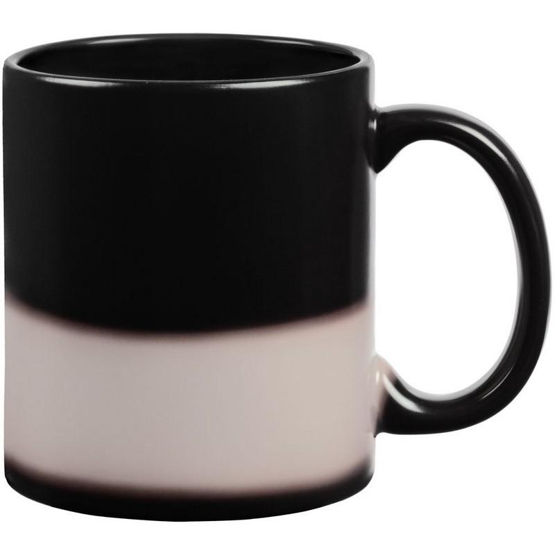 Кружка-хамелеон On Display, матовая, черный
