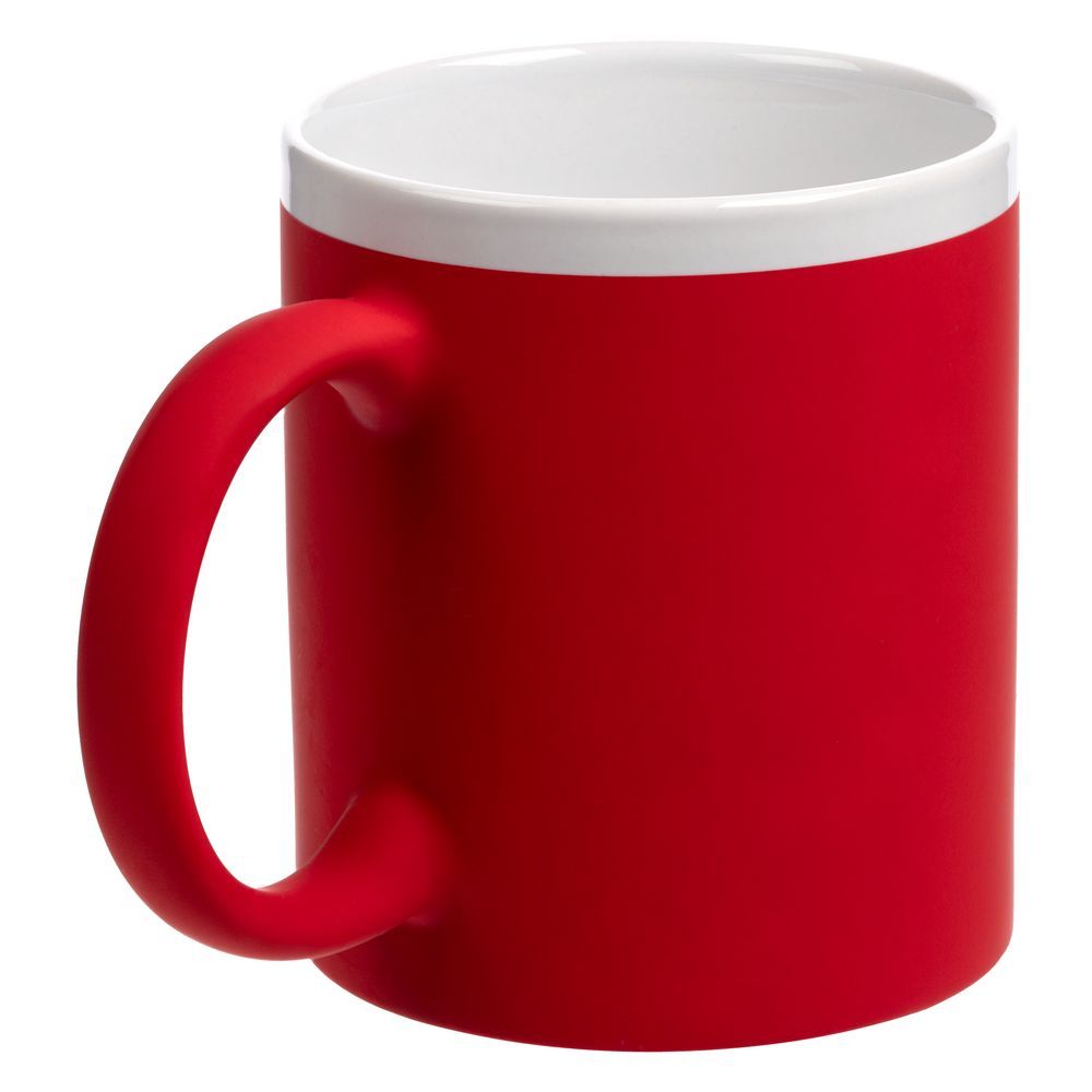 Кружка StopSpot с покрытием софт-тач, красный