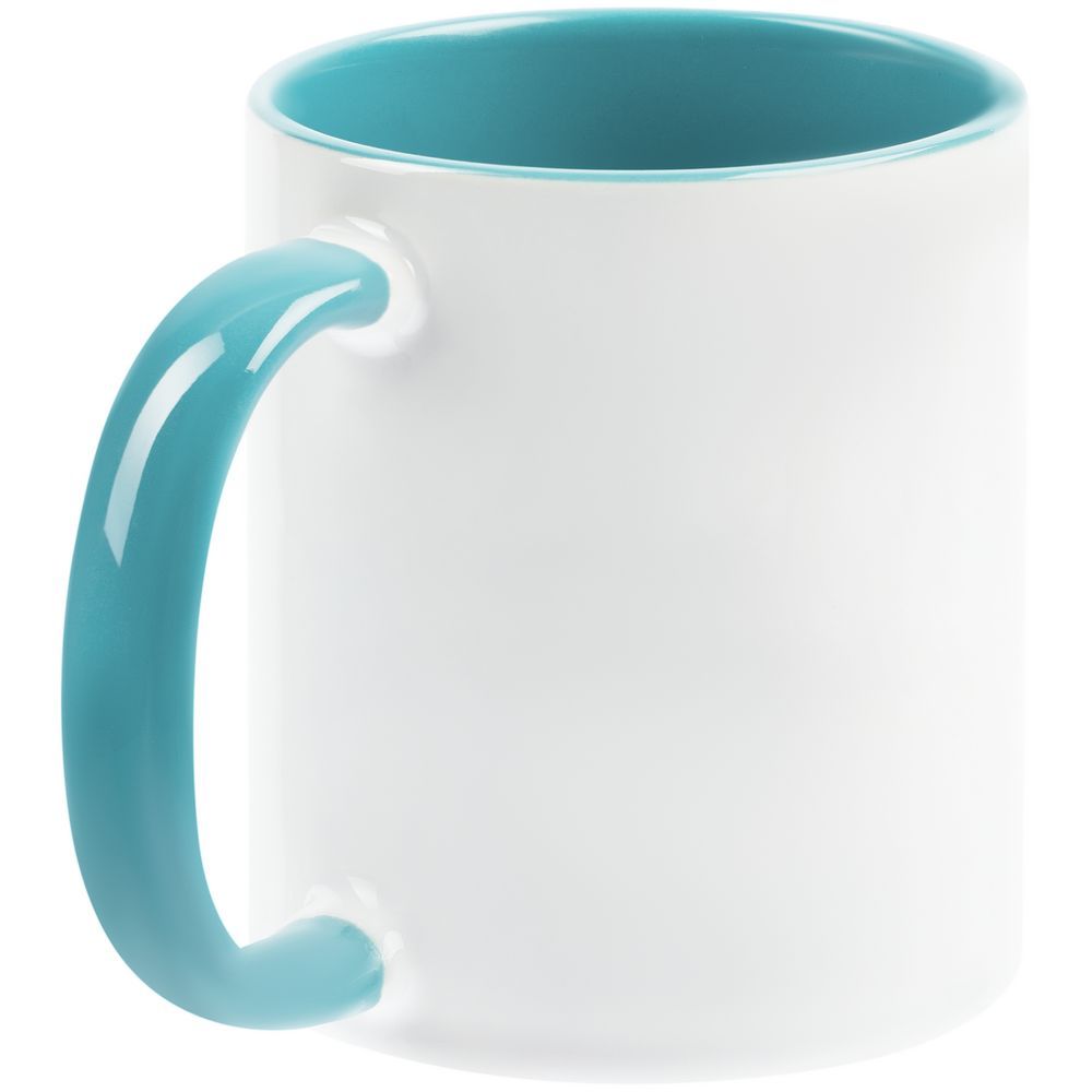 Кружка Promo Plus для сублимационной печати бирюзовая