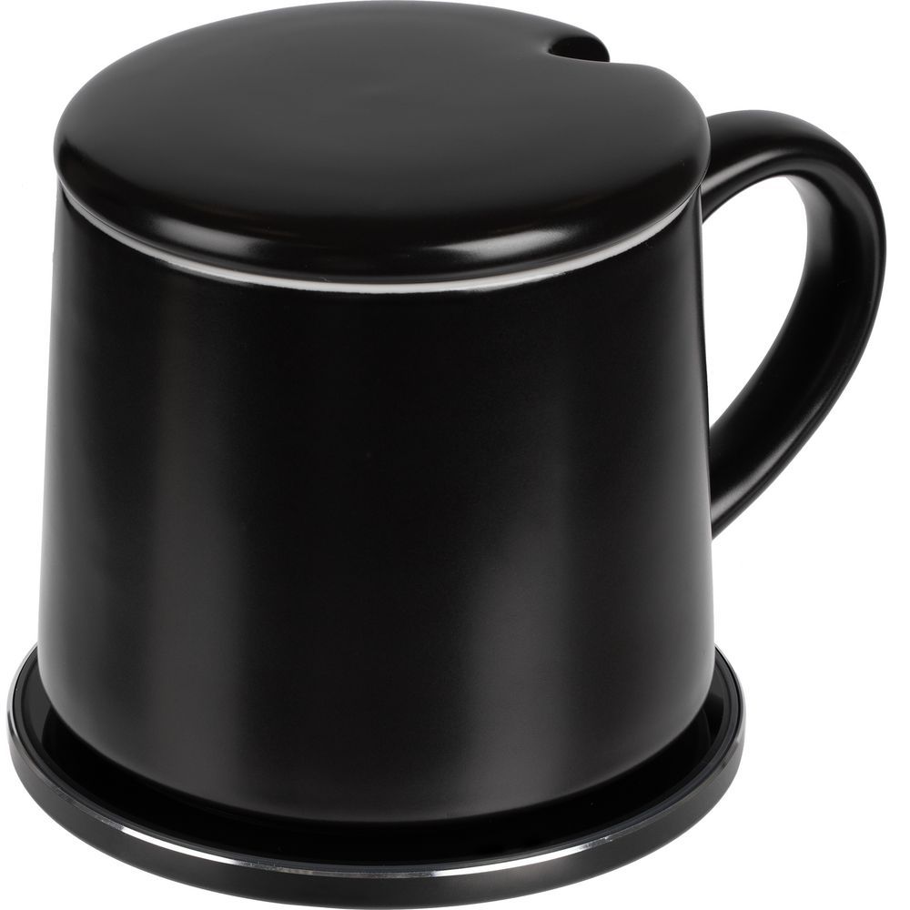 Кружка с подогревом и беспроводной зарядкой Dual Base ver. 2.0 Matt черная