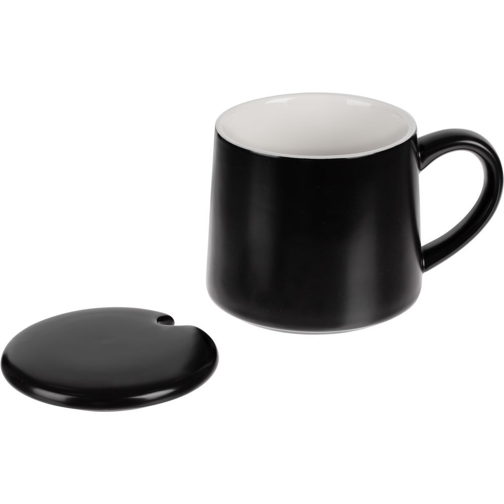 Кружка с подогревом и беспроводной зарядкой Dual Base ver. 2.0 Matt черная