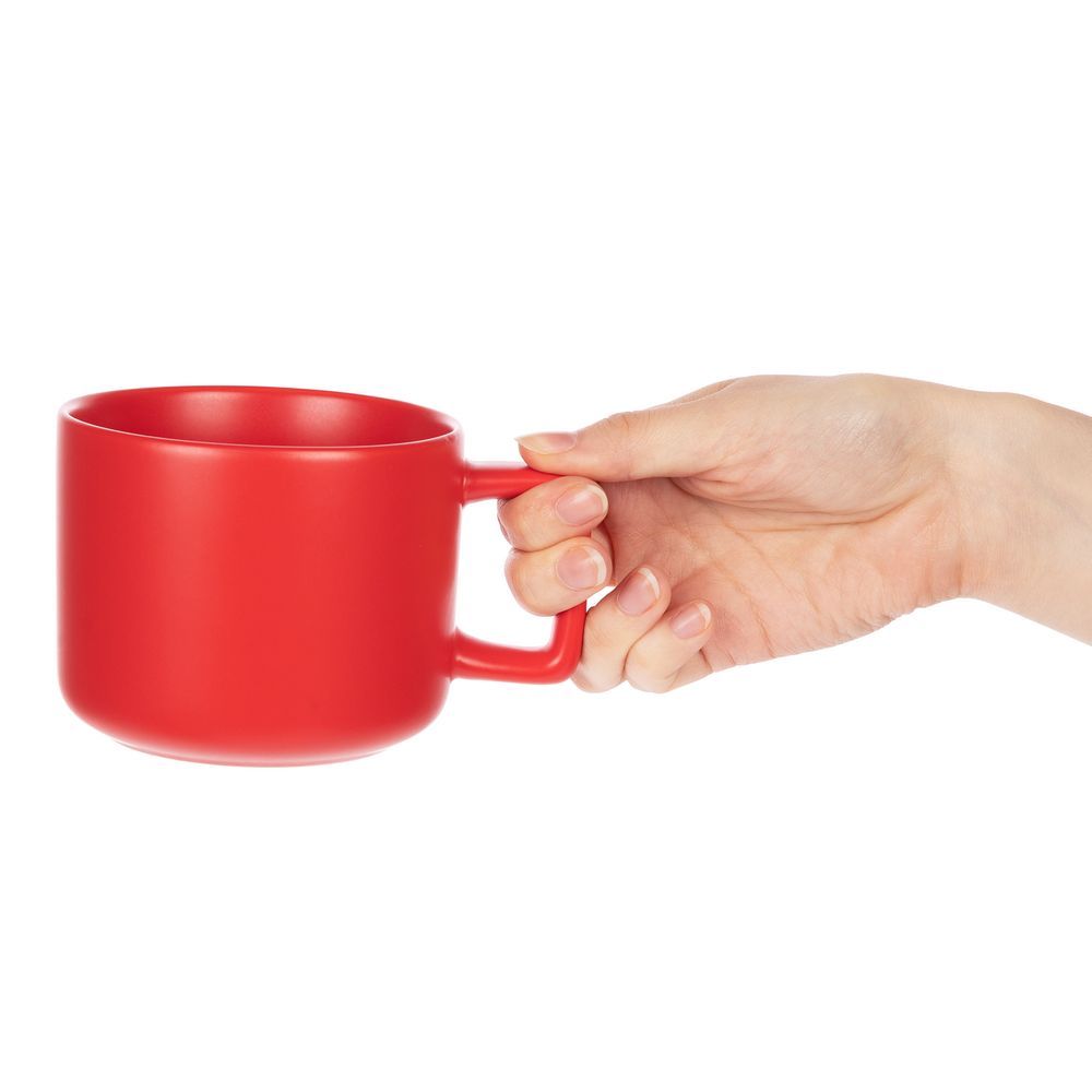 Чашка Jumbo ver.2 матовая красная