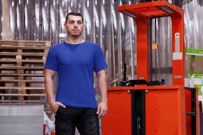 Футболка T-Bolka 180 белая, размер 4XL