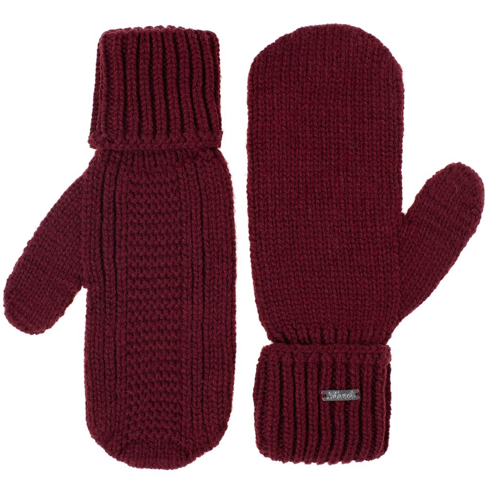 Варежки Brugge бордовые размер S/M