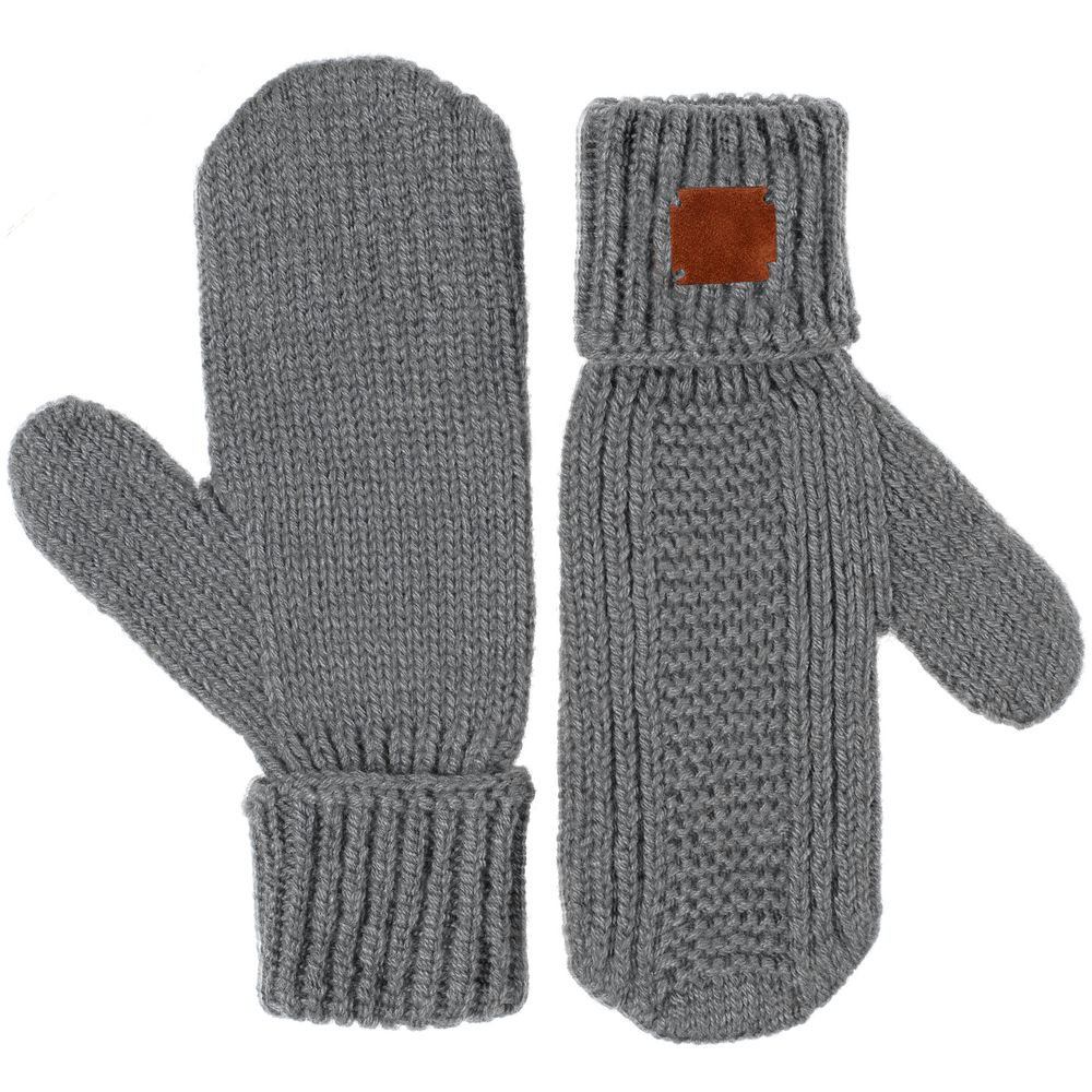 Варежки Brugge серый меланж