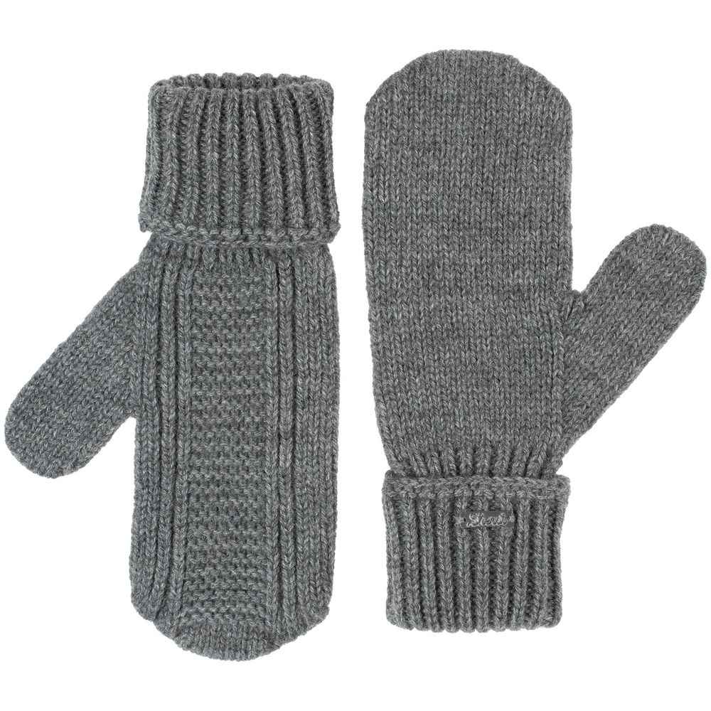 Варежки Brugge серый меланж