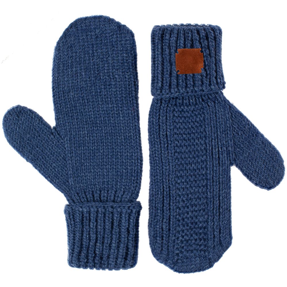 Варежки Brugge синий меланж