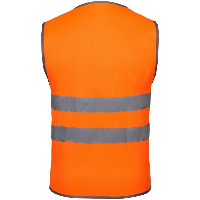 Жилет светоотражающий Reflector, оранжевый неон, размер L