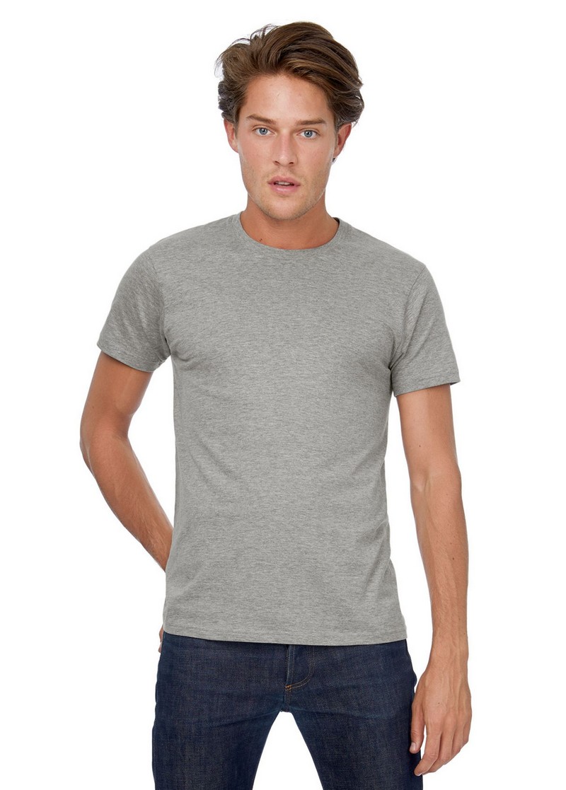 Футболка E150 серый меланж, размер S