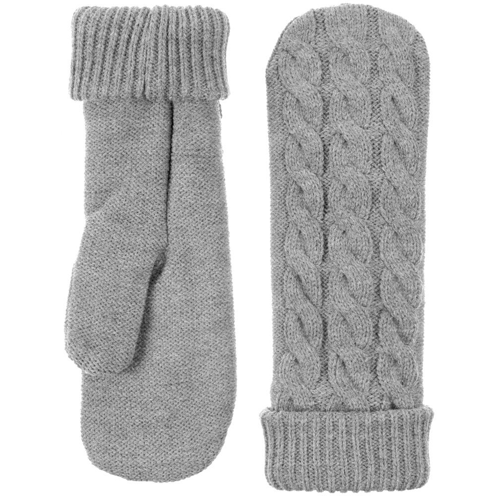 Варежки Heat Trick, серый меланж, серый