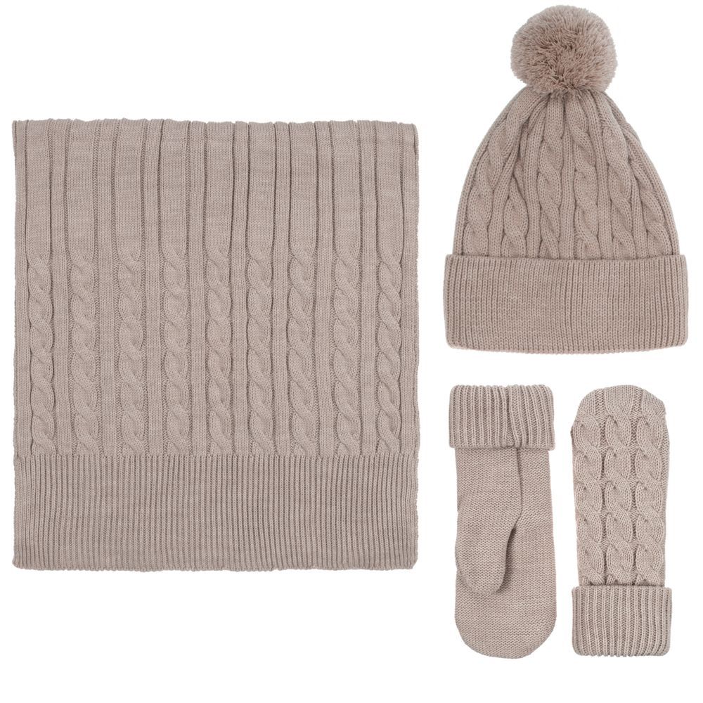 Варежки Heat Trick, бежевый