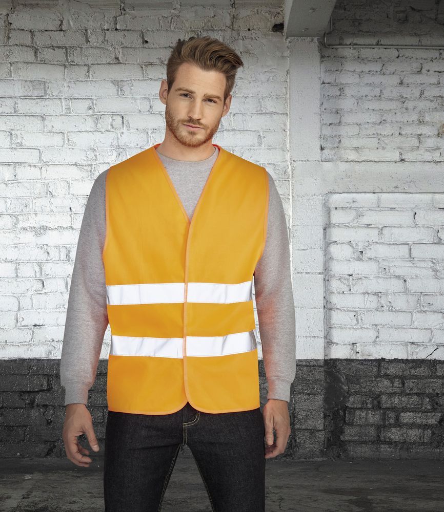 Жилет светоотражающий Secure Pro, оранжевый, 0x250x45