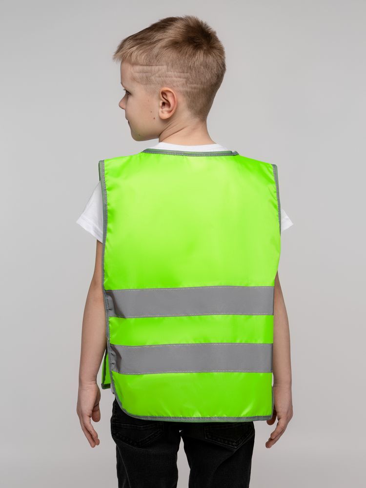 Жилет светоотражающий детский Spotlight, неон, желтый, 0x380x48