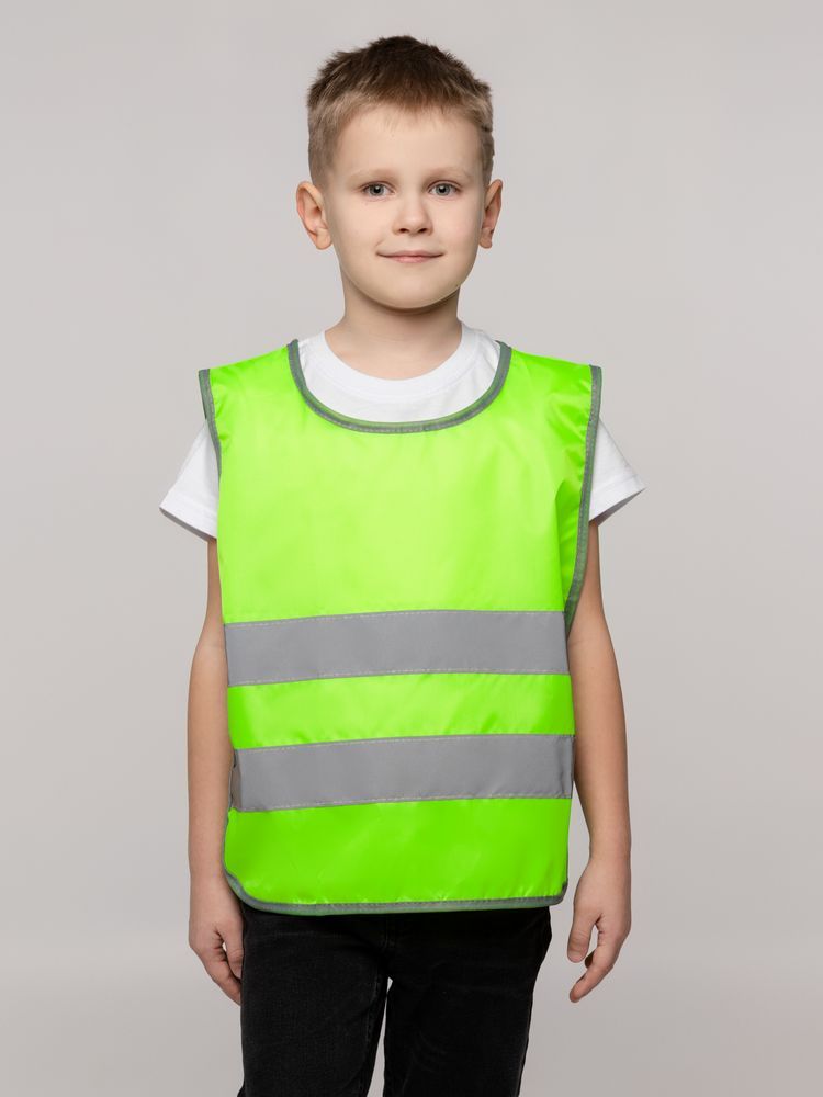 Жилет светоотражающий детский Spotlight, неон, желтый, 0x380x48