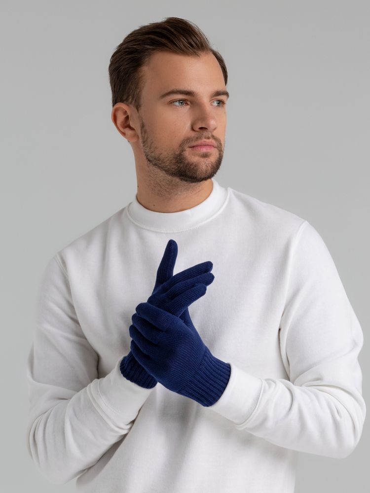 Перчатки Real Talk, синий, 0x320x57