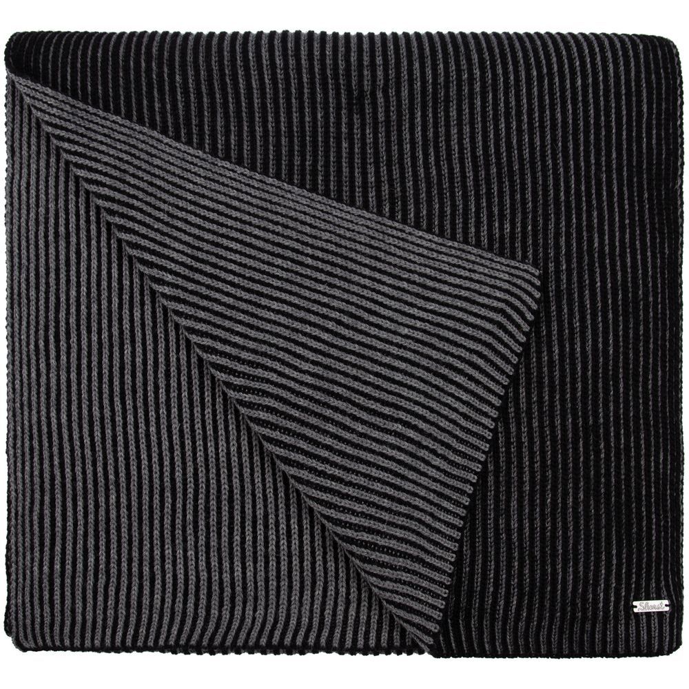 Шарф Nobilis, серый, черный