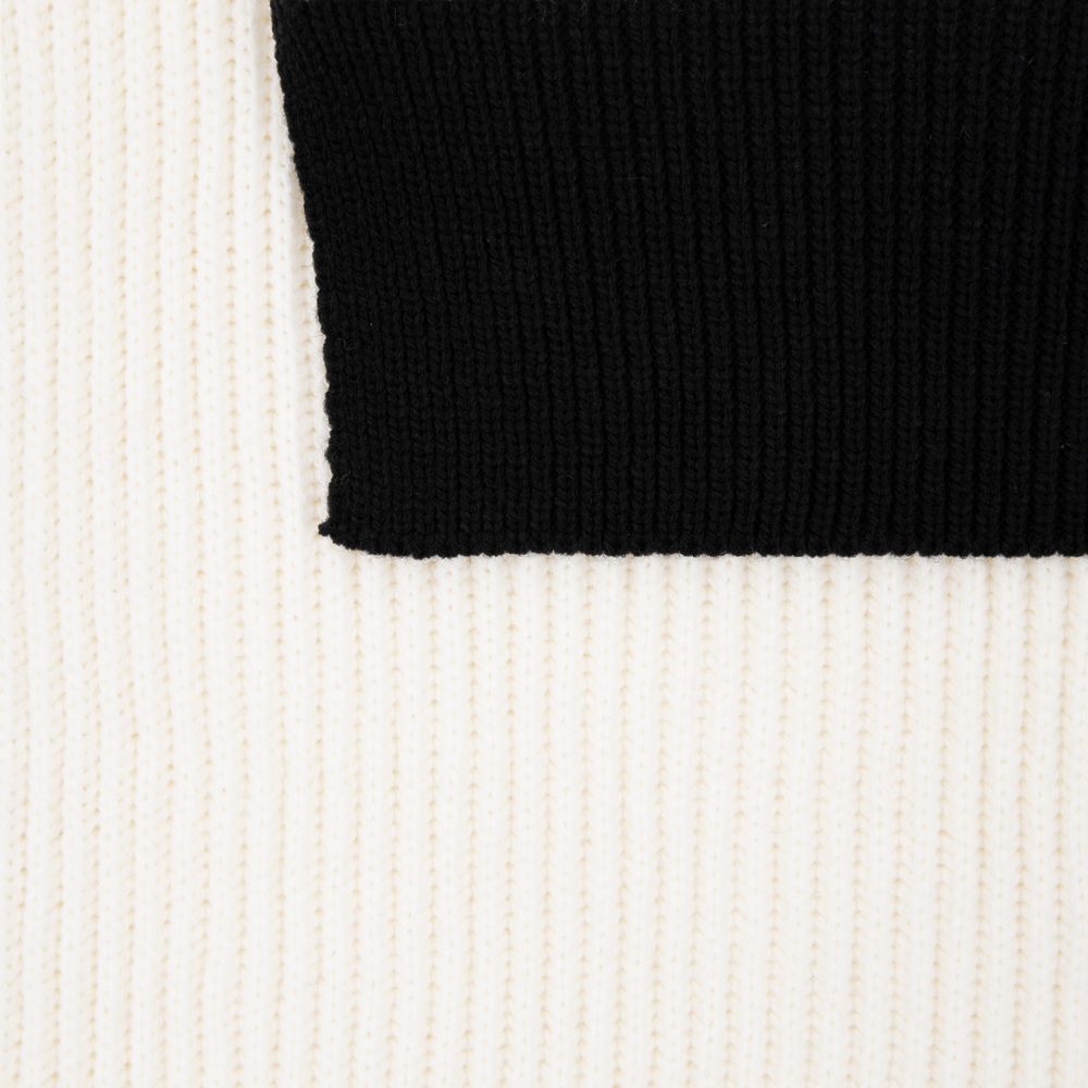 Шарф Snappy, белый, черный