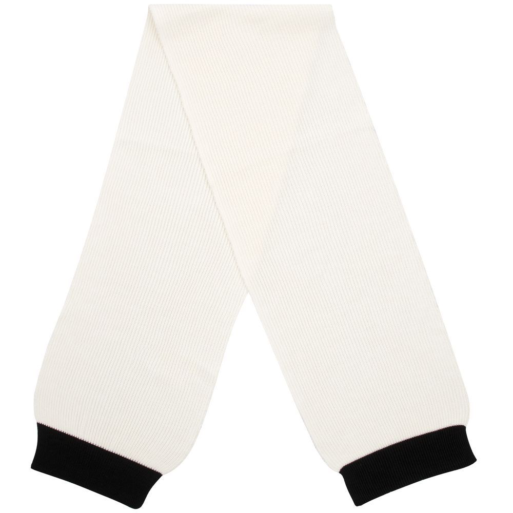 Шарф Snappy, белый, черный