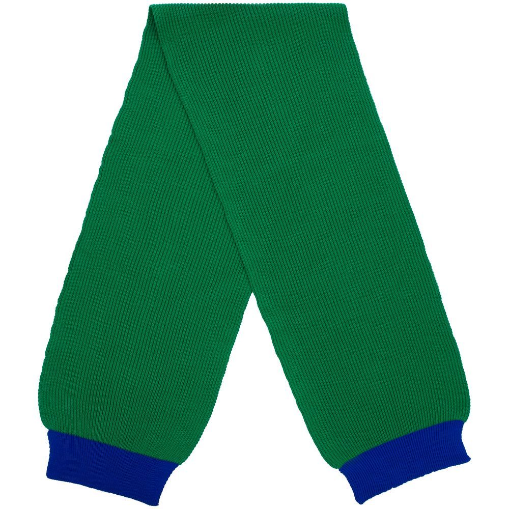 Шарф Snappy, синий, зеленый