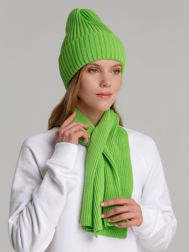 Шарф Yong, салатовый, зеленый