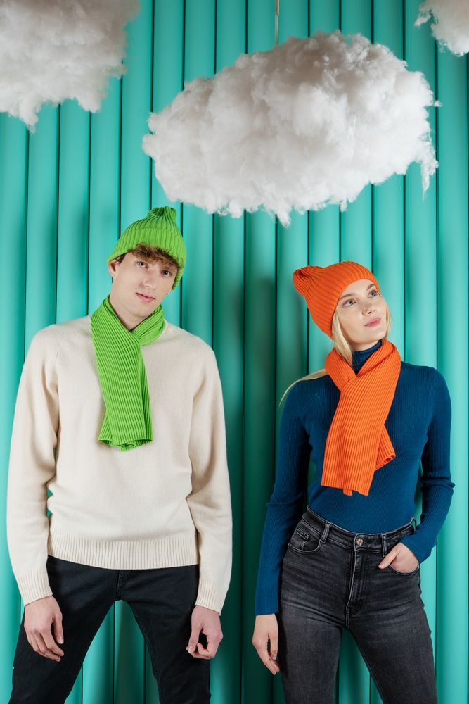 Шарф Yong, салатовый, зеленый