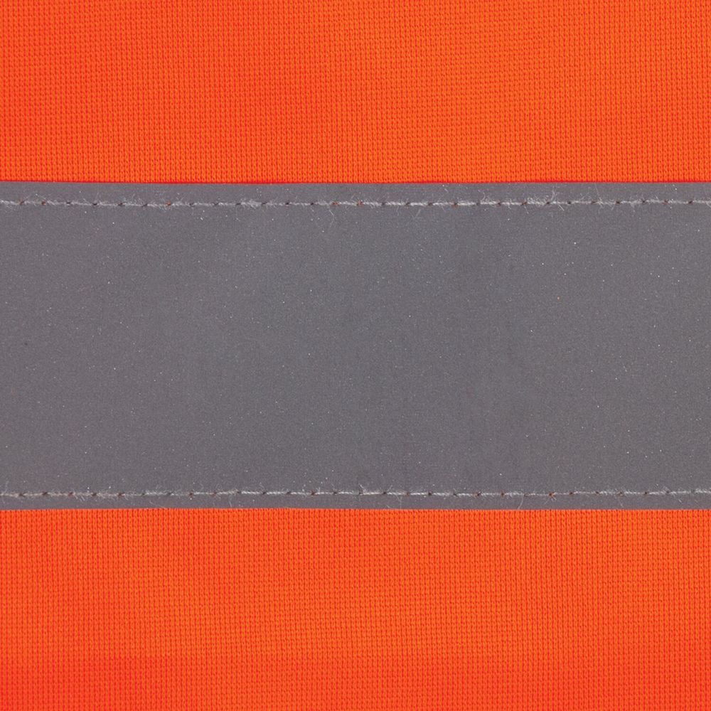 Жилет сигнальный ГОСТ, 2 светоотражающие полосы, ОРАНЖЕВЫЙ, XXXL (60-62), ПЛОТНЫЙ, ГРАНДМАСТЕР