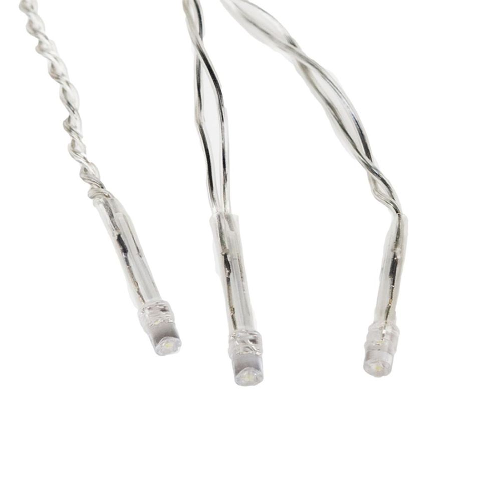 Гирлянда светодиодная Дождь 96LED 1,5x1м, МЕРЦАНИЕ, БЕЛЫЕ