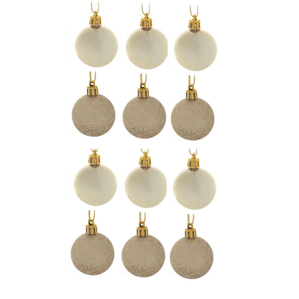 Набор украшений Шар, набор из 12-ти шт, D 4 см 753589