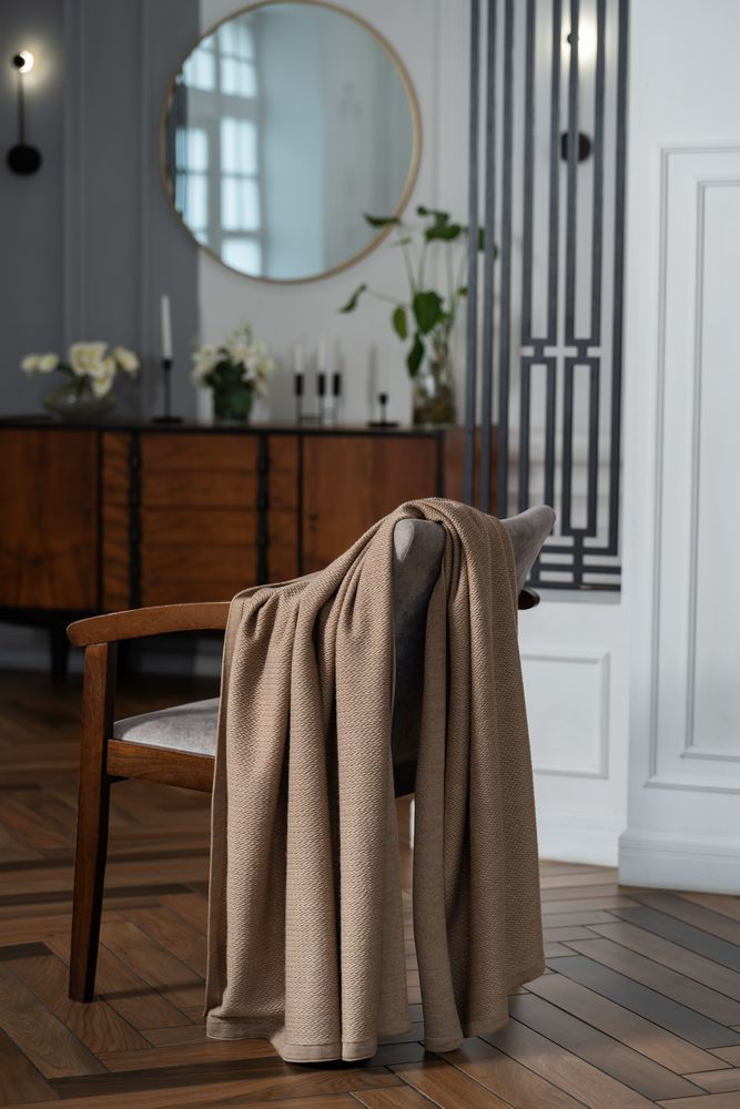 Плед Ornato, бежевый