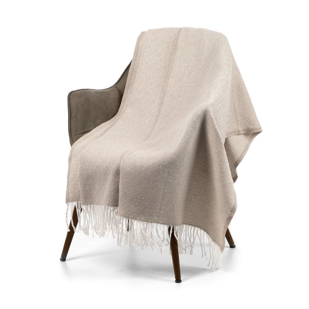 Плед «Капри» бежевый